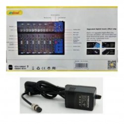 Consola de mixare profesionala cu 7 canale USB Bluetooth