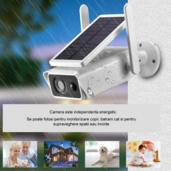 TESCOMAK - Camera de supraveghere solara CCTV WiFi, 10013, tescomak.ro