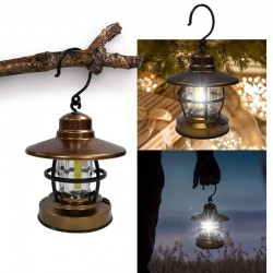 Soleil World - Mini lampa pentru gradina culoare maro - Set 2 bucati, 10322, tescomak.ro