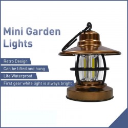 Soleil World - Mini lampa pentru gradina culoare maro - Set 2 bucati, 10323, tescomak.ro
