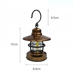 Soleil World - Mini lampa pentru gradina culoare maro - Set 2 bucati, 10324, tescomak.ro