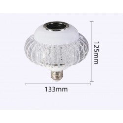 Soleil World - Bec Muzical Inteligent Led RGB cu Bluetooth si Telecomanda, 10837, tescomak.ro