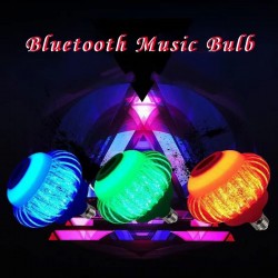 Soleil World - Bec Muzical Inteligent Led RGB cu Bluetooth si Telecomanda, 10842, tescomak.ro