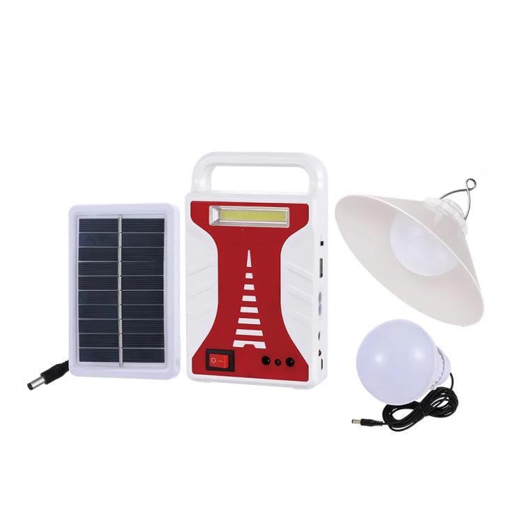 Soleil World - Kit solar portabil, reincarcabila, pentru interior, bec led, Powerbank Sistem