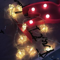 Soleil World - Ghirlanda solara cu bec in forma de coroana lumina calda, 30LED-uri, 4,5m, 11835, tescomak.ro