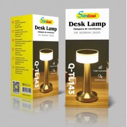 SAndowi - Lampa de birou portabila Gold Halo, 11978, tescomak.ro