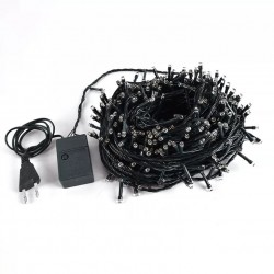 TESCOMAK - Instalatie de Craciun, tip snur, cu 320 LED-uri, lungime 25 m, lumina calda, 13361, tescomak.ro