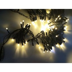 TESCOMAK - Instalatie de Craciun, perdea luminoasa, 480 LED-uri, lungime 2,5m, lumina alb calda, 13592, tescomak.ro