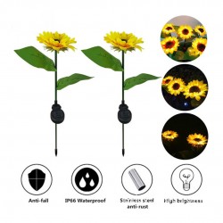 Lampa solara LED Garden Flower Light-Floarea Soarelui-Set 2 buc
