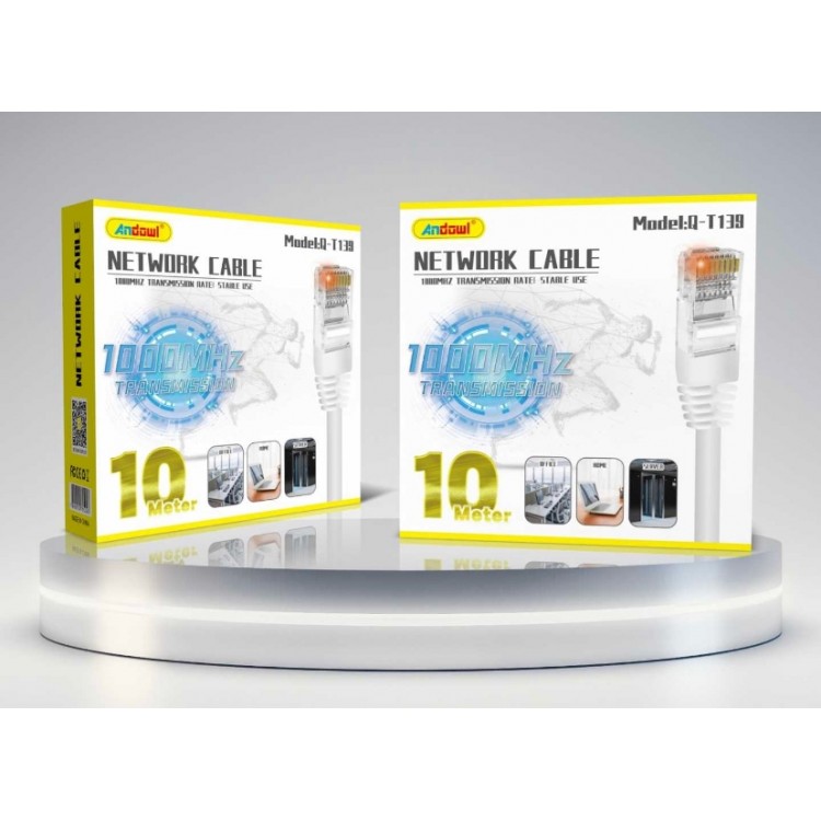 Cablu de internet 10 m Andowl Q-T139