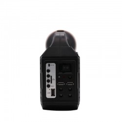 GDTIMES - Kit solar portabil-Lanterna, radio si mp3, functie powerbank, 15543, tescomak.ro