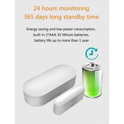 Andowl - Senzor magnetic Wireless compatibil Tuya SmartLife, 15597, tescomak.ro