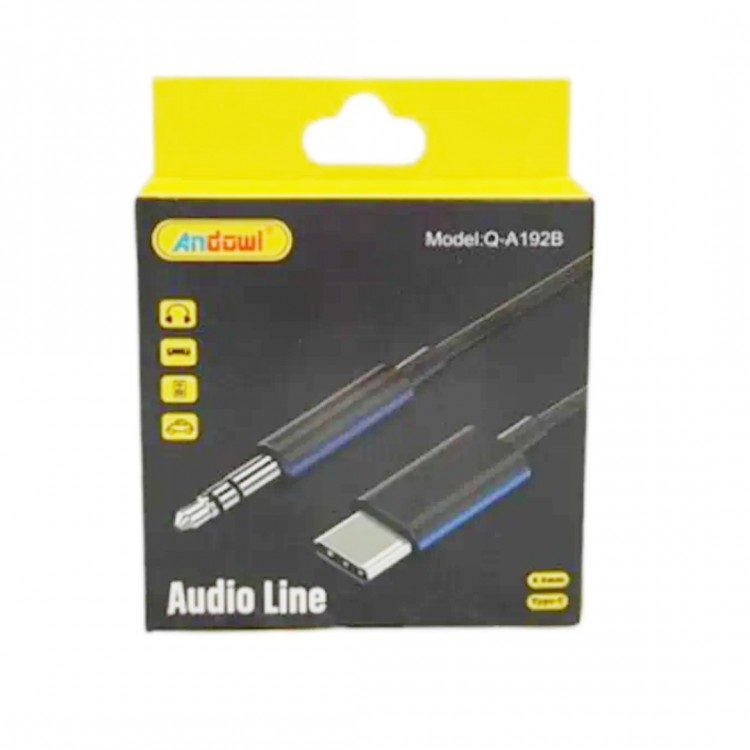 Cablu linie audio de 3,5 mm la Type-C