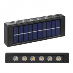 Soleil World - Lampa solara de perete cu 12 LED-uri - pachet cu doua bucati, 16116, tescomak.ro