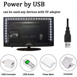 Banda TV LED STRIP USB 16 culori cu telecomanda 2m