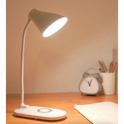 TESCOMAK - Lampa LED de birou cu functie de incarcare wireless pentru telefoane, 17780, tescomak.ro