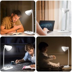 TESCOMAK - Lampa LED de birou cu functie de incarcare wireless pentru telefoane, 17785, tescomak.ro