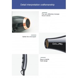 DALING - Uscator de par cu 4 duze difuzoare 4000W, 18048, tescomak.ro