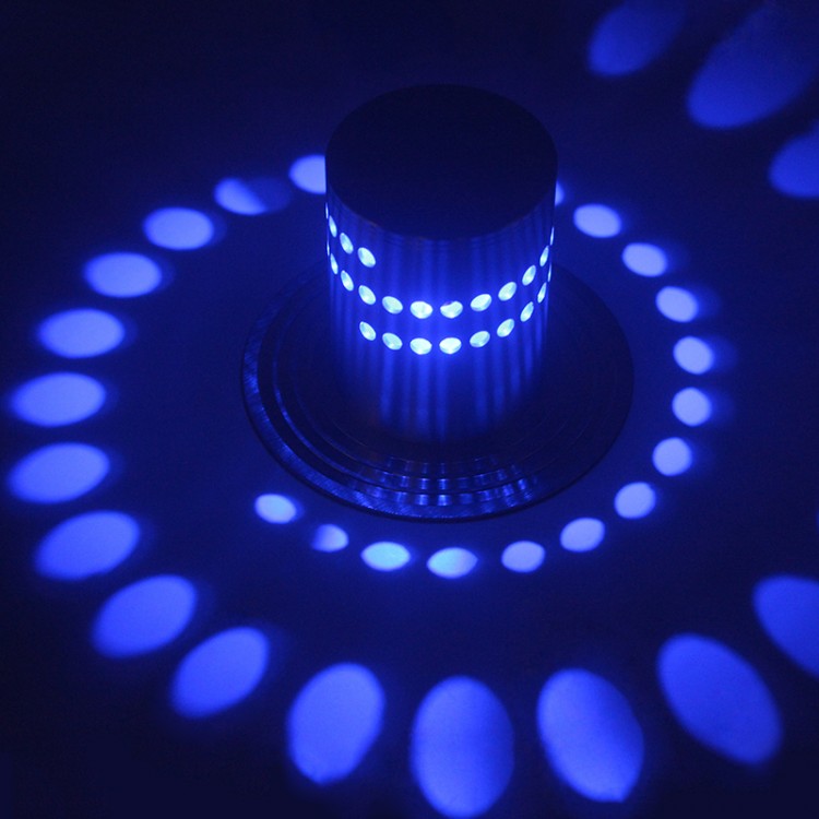 Lampa pentru perete sau plafon LED cu lumina albastra