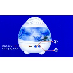 Soleil World - Lampa de proiectie led cu sunet si lumini Crystal Magic Ball, 22036, tescomak.ro
