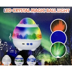 Soleil World - Lampa de proiectie led cu sunet si lumini Crystal Magic Ball, 22037, tescomak.ro