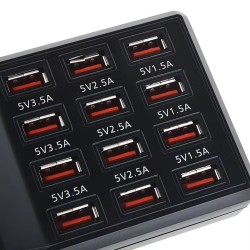 Andowl - Incarcator Rapid MultiUSB, 3.5A Maxim, Charger Multiplu 12xUSB, 23225, tescomak.ro