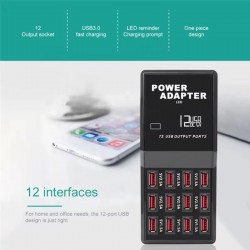 Andowl - Incarcator Rapid MultiUSB, 3.5A Maxim, Charger Multiplu 12xUSB, 23230, tescomak.ro