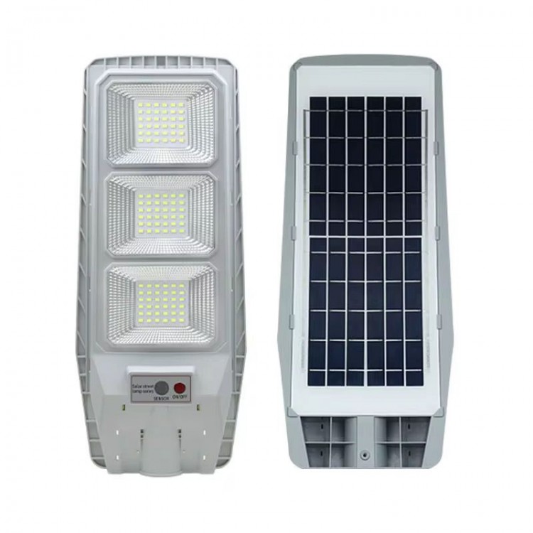 Soleil World - Lampa solara cu senzor de miscare, telecomanda, 100W/150W/200W