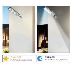 Soleil World - Lampa solara cu senzor de miscare, telecomanda, 100W/150W/200W, 23292, tescomak.ro