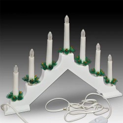 Soleil World - Lumanari decorative de Craciun, 7 becuri tip LED, 23960, tescomak.ro