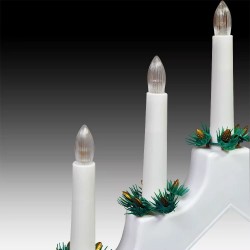 Soleil World - Lumanari decorative de Craciun, 7 becuri tip LED, 23961, tescomak.ro