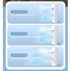 OEM - Ventilator dublu Mist & Breeze, cu functie de pulverizare si oscilatie de 90 grade, 24498, tescomak.ro