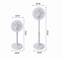 OEM - Ventilator de podea telescopic, silentios, 25W, 24536, tescomak.ro