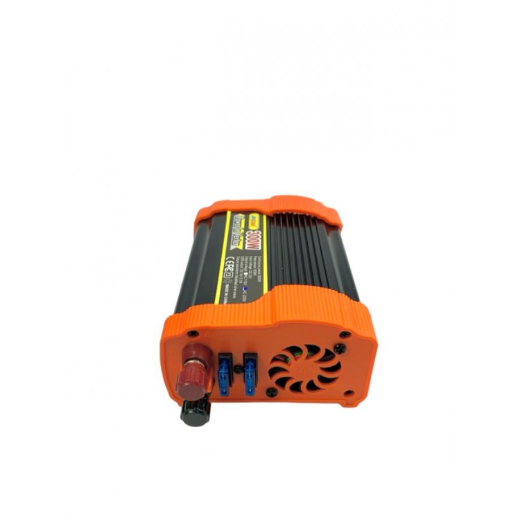 Andowl - Invertor 12V, 300W cu unda sinusoidala modificata, USB, priza 220V, indicator LED