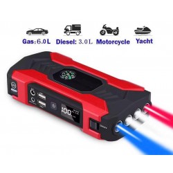 Andowl - Starter auto pentru motor benzina/diesel, multifunctional, 15000 mAh, 12V-19 V output, 25050, tescomak.ro