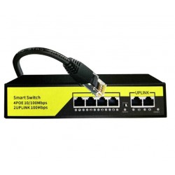 Andowl - Comutator inteligent de retea POE cu 6 porturi 100M, 25076, tescomak.ro