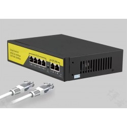 Andowl - Comutator inteligent de retea POE cu 6 porturi 100M, 25077, tescomak.ro
