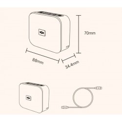 Andowl - Boxa portabila Bluetooth, suport TF card si U disk, dimensiuni 45mm, 25312, tescomak.ro