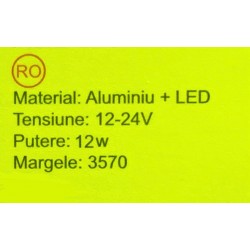 Andowl - Proiectoare din Aluminiu pentru Motocicleta 22W Iluminare Alba Galbena 2 bucati, 25320, tescomak.ro