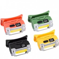 TESCOMAK - Lanterna frontala LED COB multifunctionala portabila cu clema pentru sapca, indicator de alimentare, 25585, tescomak.ro