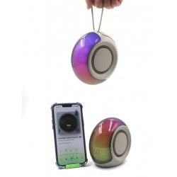OEM - Mini difuzor BT cu lumina RGB, subwoofer, 25628, tescomak.ro