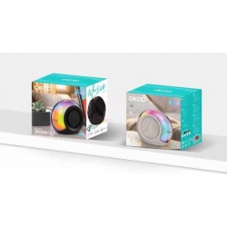 OEM - Mini difuzor BT cu lumina RGB, subwoofer, 25636, tescomak.ro