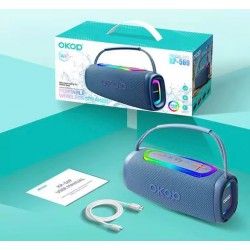 okop - Boxa Bluetooth cu iluminare RGB, difuzor cu sunet surround, 25743, tescomak.ro
