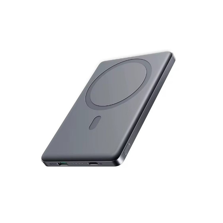 JOYROOM - Incarcator wireless magnetic, metalic, ultra-subtire de 20W, putere mobila 5000mAh