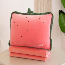 Set de patura si perna de calatorie, tematica cu fructe, extra moale