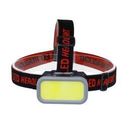TESCOMAK - Lanterna de cap LED COB, acumulator reincarcabil, rezistenta la apa si praf, iluminare puternica, 26674, tescomak.ro