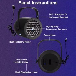 OEM - Proiector exterior cu lumini de Craciun, 26900, tescomak.ro
