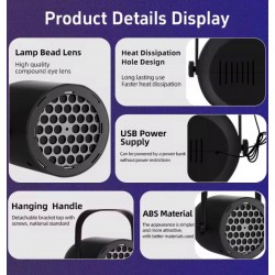 OEM - Proiector exterior cu lumini de Craciun, 26901, tescomak.ro