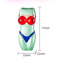 Soleil World - Bricheta reincarcabila cu gaz, rezistenta la vant, cu LED-uri, tip bikini, 26946, tescomak.ro