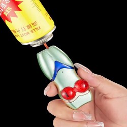 Soleil World - Bricheta reincarcabila cu gaz, rezistenta la vant, cu LED-uri, tip bikini, 26947, tescomak.ro